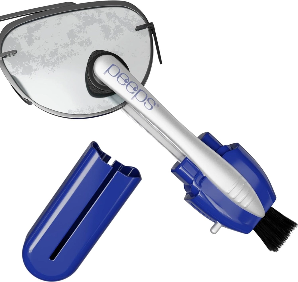 Peeps Eyeglass Cleaner (Injected Blue) – Carbon Lens Tool