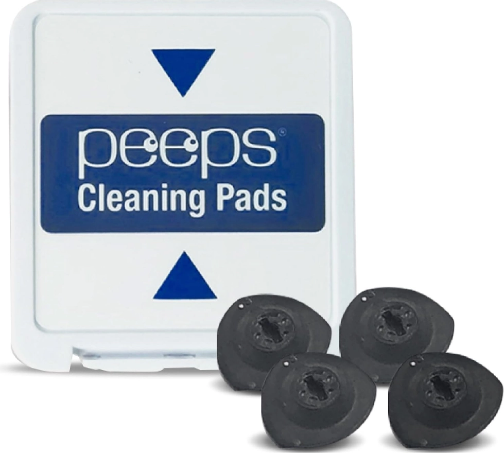 Peeps Replacement Pads – Carbon Microfiber Cleaning Pads for Peeps Lens Cleaners (Compatible with All Peeps Tools)